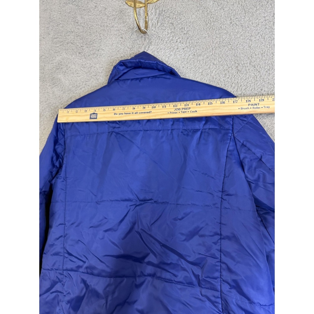 Simply Vera Vera Wang Jacket Womens Medium Blue Quilted Puffer Winter Coat - Picture 10 of 15